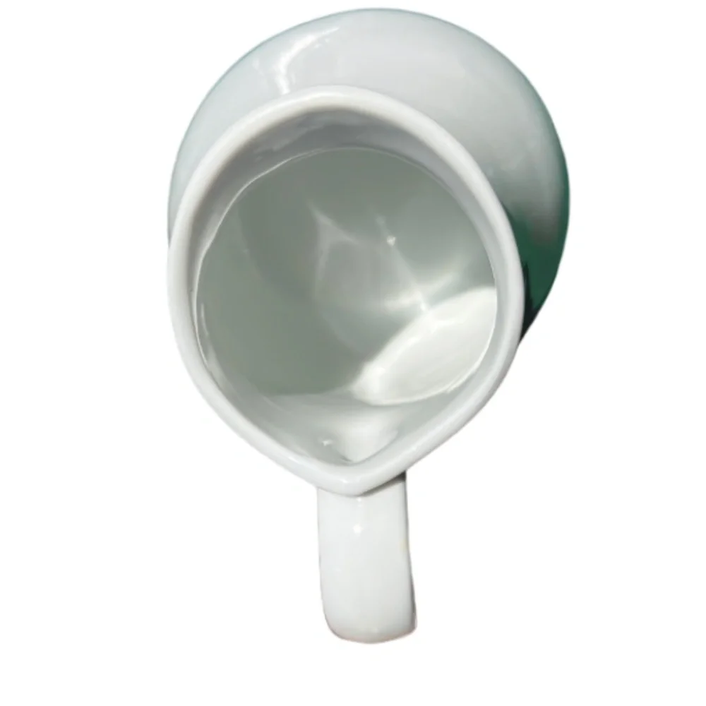 Small Ivory/White Ceramic Pitcher/Creamer